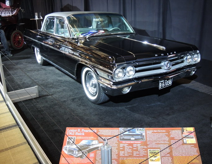 Lester B. Pearson's custom 1963 Buick, on display at the Canadian International AutoShow in Toronto February 13 - 22, 2026.