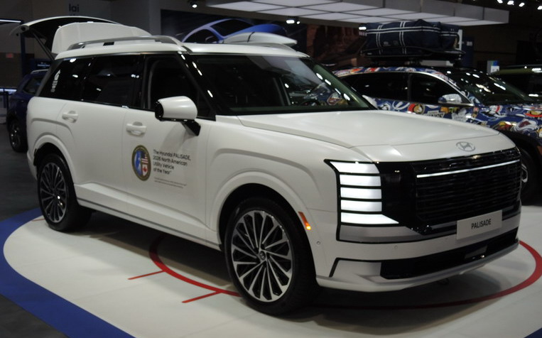 The Hyundai Palisade was selected AJAC "North American Utility Vehicle of the Year."