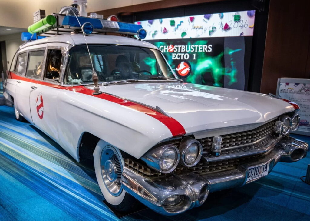 See the famous Ecto 1 in the Oblivion display at the Canadian International AutoShow in Toronto, February 13 - 22, 2026.