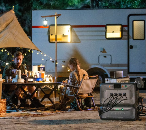 Bluetti Apex 300 Bluetti Apex 300 and B300K power the off-grid camping adventure.