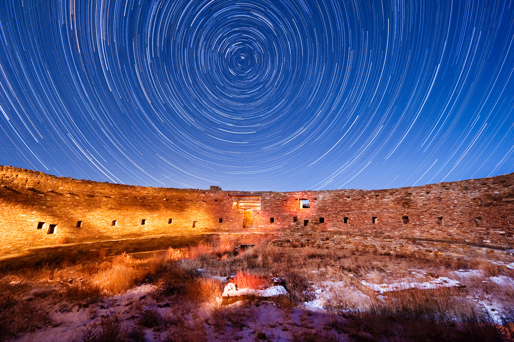 The Sky at night at Chaco Culture National Historical Park