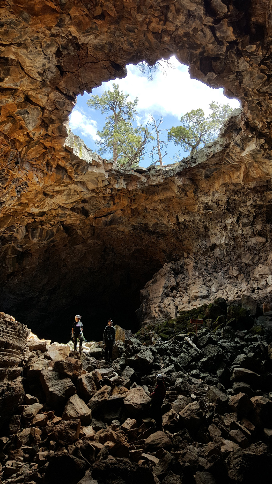 Lava tube caves at El Malpais National Monument