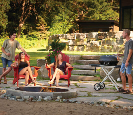 The Best Places to Fire Up the Grill The Napoleon TravelQ PRO with Scissor Cart allows you to bring professional grilling anywhere with a convenient portable package.